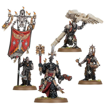 Black Templars: Chaplain Grimdalus & Retinue