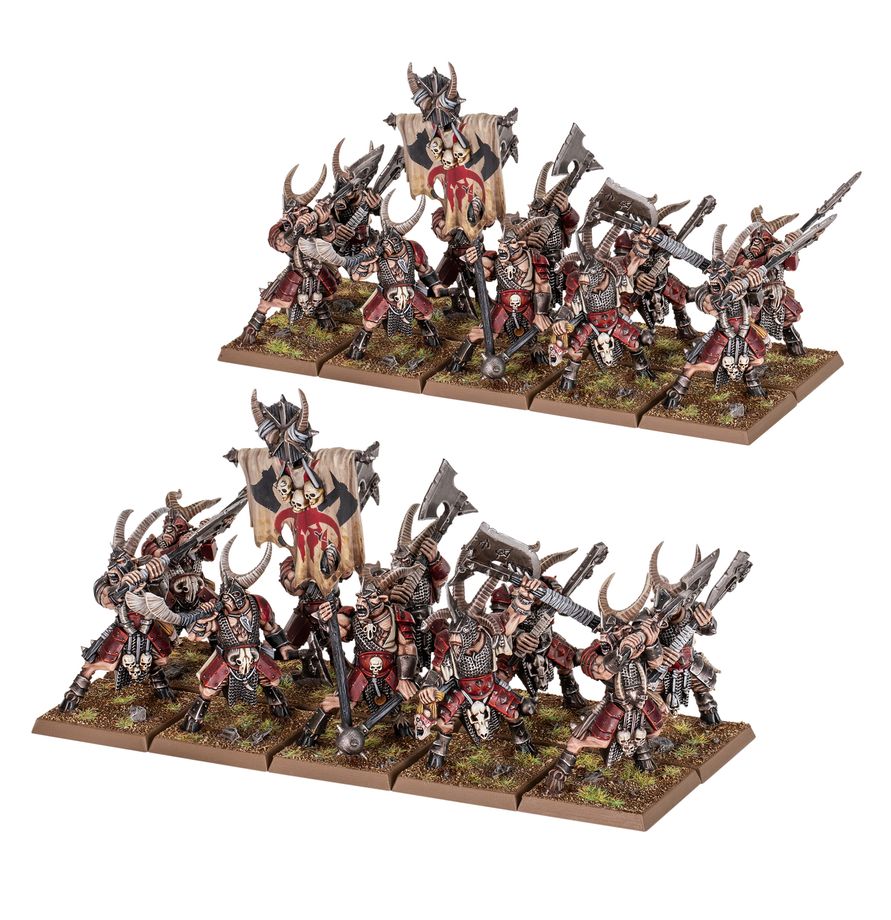 The Old World: Beastmen Brayherds - Bestigor Herd
