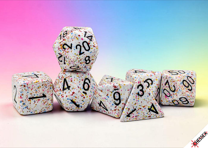 Speckled Dice: Polyhedral Birthday With Black 7-Die Set