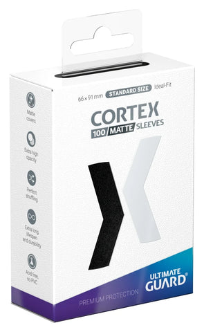 Ultimate Guard: Cortex Sleeve: Standard Size Matte Black (100CT)