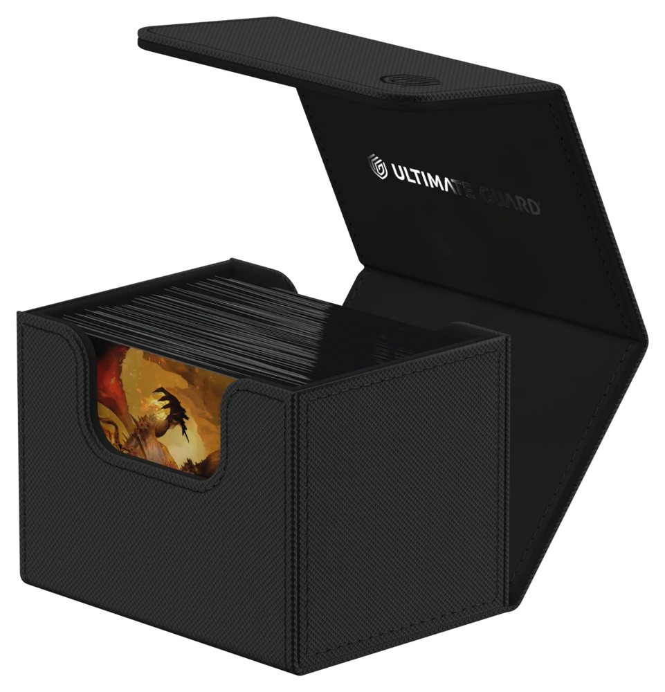 Ultimate Guard: Deck Case 100+ Sidewinder Monocolor Black