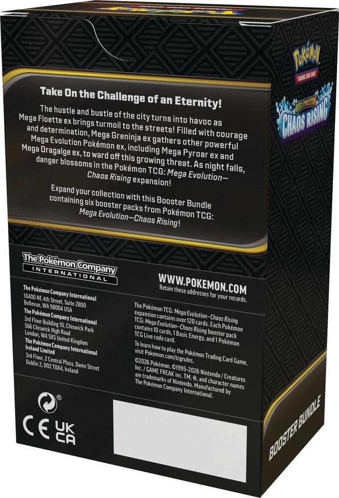 Mega Evolution: Chaos Rising Booster Bundle