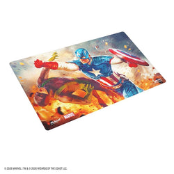 Magic: The Gathering Marvel Superheroes Prime Playmat - Captain America, Super-Soldier - GameGenic Playmats