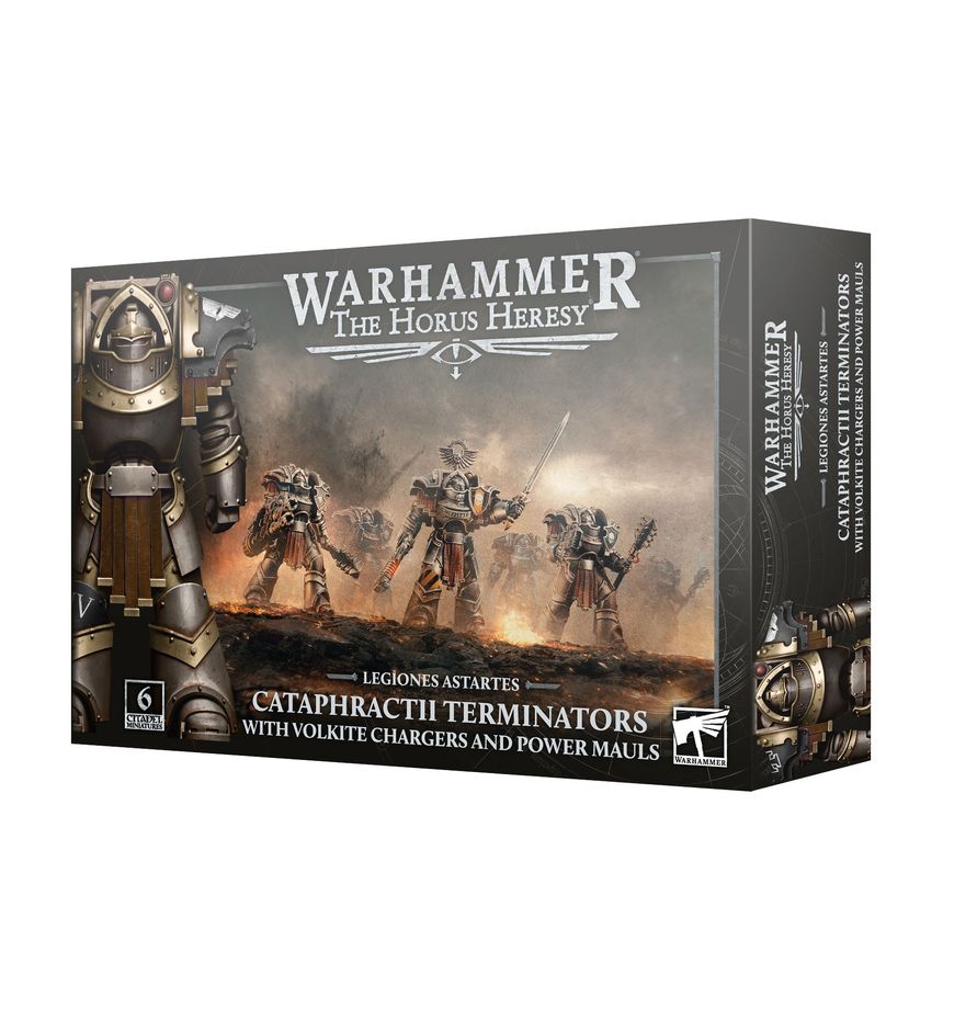 The Horus Heresy: Cataphractii Terminators with Volkite Chargers and Power Mauls