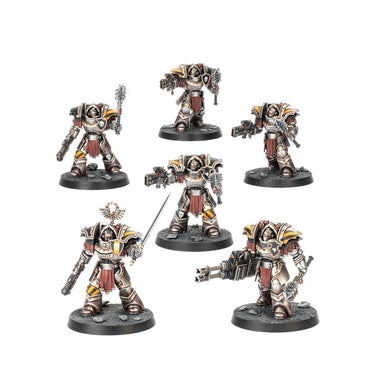 The Horus Heresy: Cataphractii Terminators with Volkite Chargers and Power Mauls