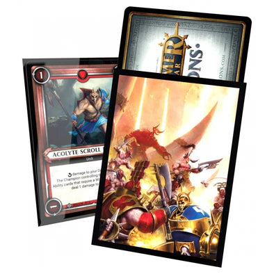 Ultimate Guard - Warhammer Age of Sigmar Artwork Sleeves - 40ct Chaos vs Order
