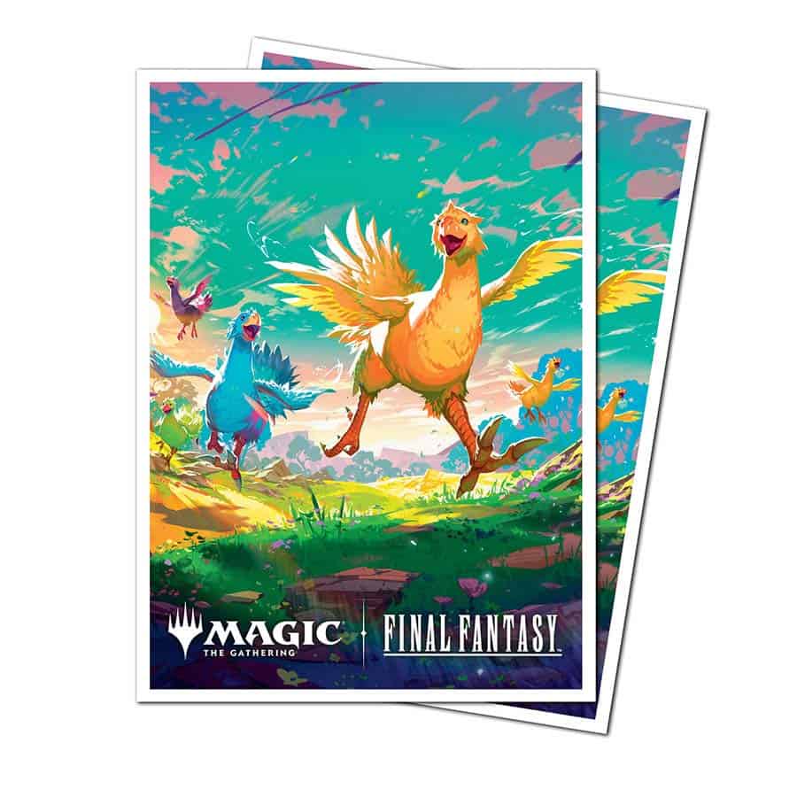 Ultra PRO: Magic The Gathering: Universes Beyond: Final Fantasy: 105CT Apex Deck Protector Sleeves Premium: Chocobo