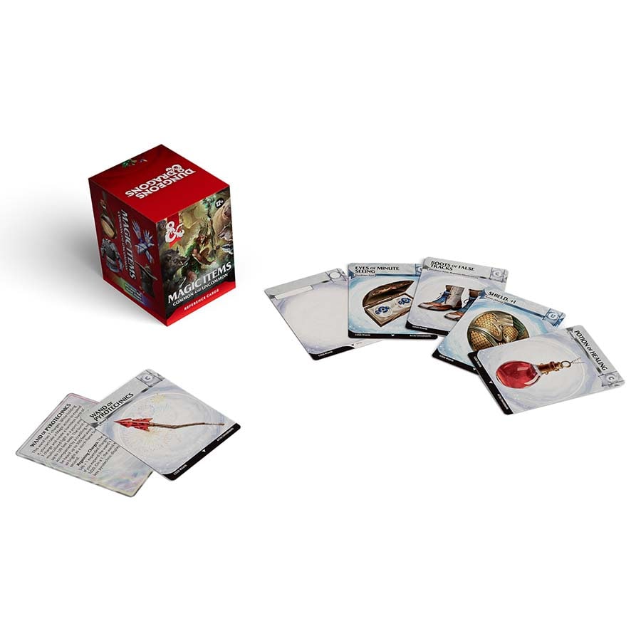 Dungeons & Dragons Reference Cards: Magic Items (Common and Uncommon)