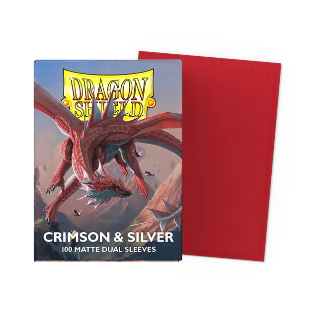 Crimson & Silver - Matte Dual Sleeves