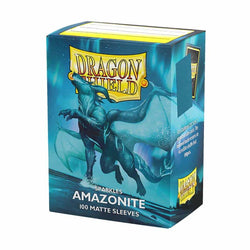 Dragon Shield: Matte Sleeves: Sparkle Series: Amazonite (100ct)
