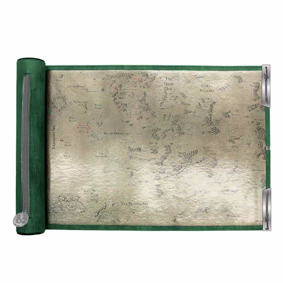 Dungeons and Dragons: Artifacts Across Eternities: Drizzt and the Forgotten Realms Premium Dice Scroll Map