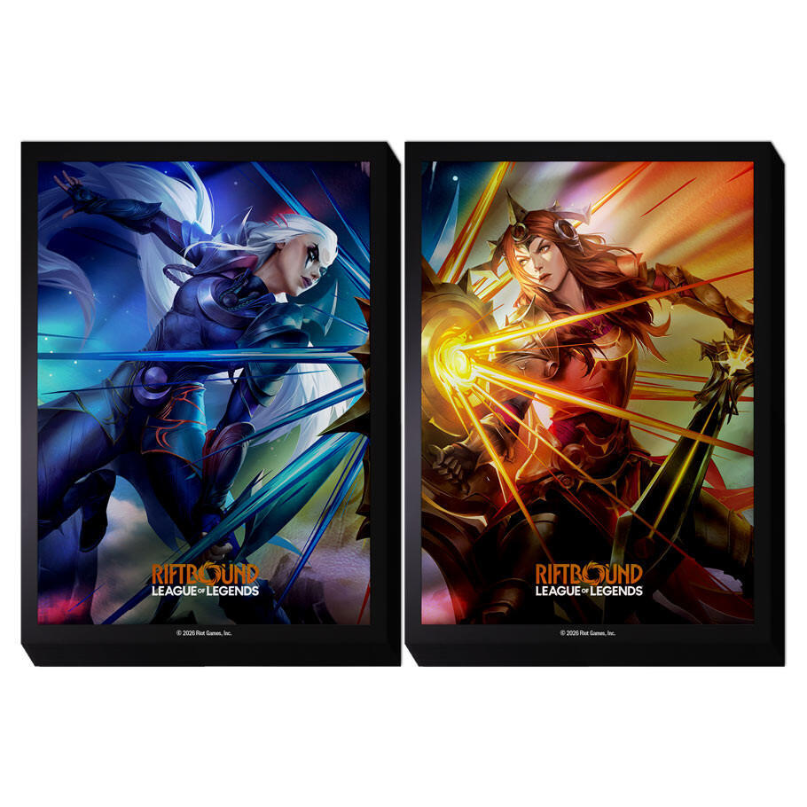 Riftbound: League of Legends Sleeves - Diana vs Leona - Riftbound: League of Legends Card Sleeves