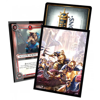 Ultimate Guard - Warhammer Age of Sigmar Artwork Sleeves - 40ct Divine Blast