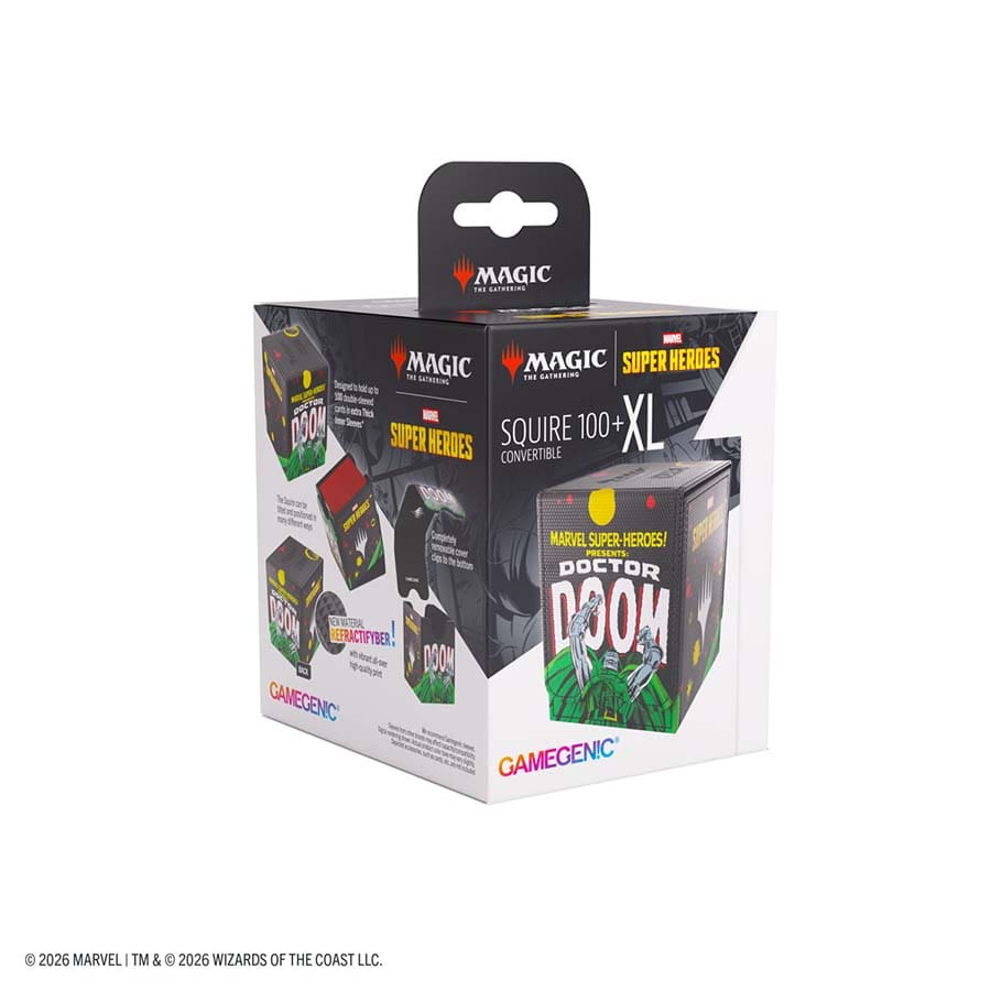 GAMEGENIC: MAGIC THE GATHERING: MSH MARVEL SUPER HEROES: SQUIRE 100 XL: DOCTOR DOOM AND SPIDER-MAN