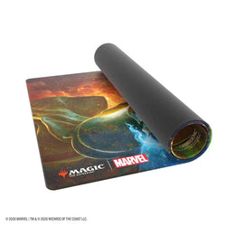 Magic: The Gathering Marvel Superheroes Shiny Playmat - Doom Reigns Supreme - GameGenic Playmats