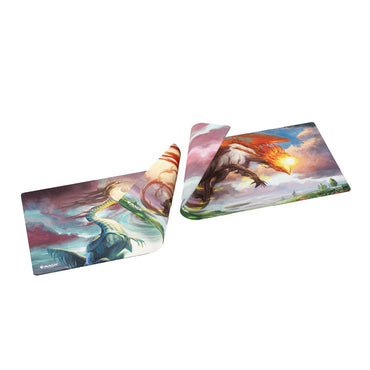 GAMEGENIC: Magic The Gathering: ECL Lorwyn Eclipsed: Double-Sided Playmat: Eirdu, Carrier of Dawn and Isilu, Carrier of Twilight