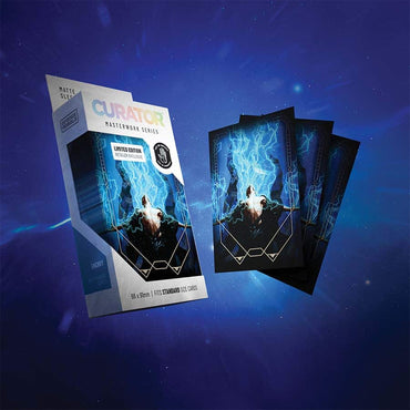 Orange Nebula: Curator: Masterwork Sleeves: Energy (Olga Tereshenko) (100CT)