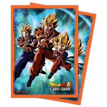 Dragon Ball Super Standard Deck Protector - Family Kamehameha (65-Pack) - Ultra Pro Card Sleeves