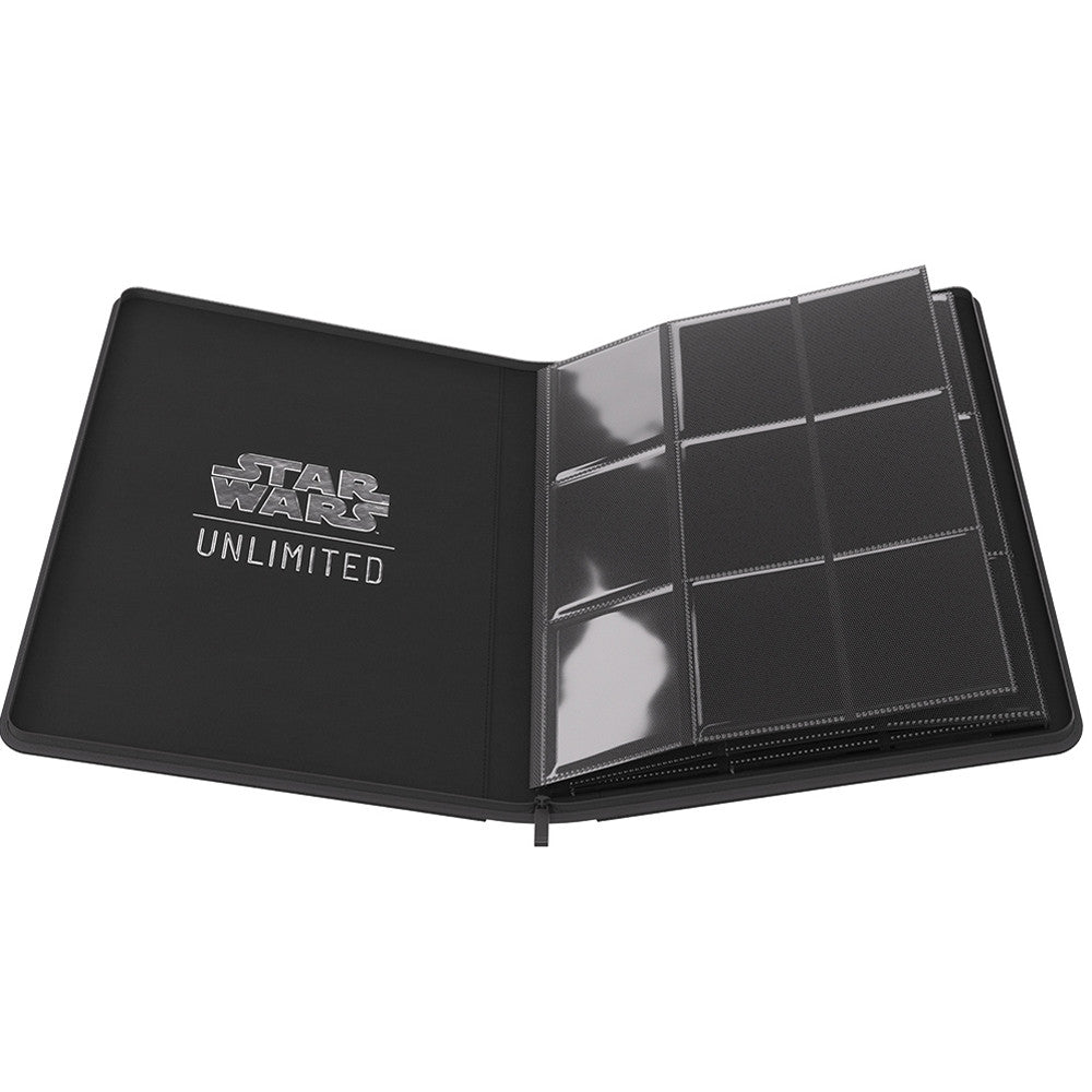 Star Wars: Unlimited Zip-Up Album 18-Pocket: Black