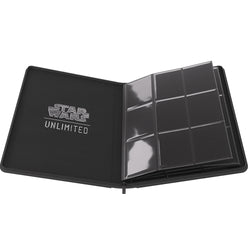 Star Wars: Unlimited Zip-Up Album 18-Pocket: Black