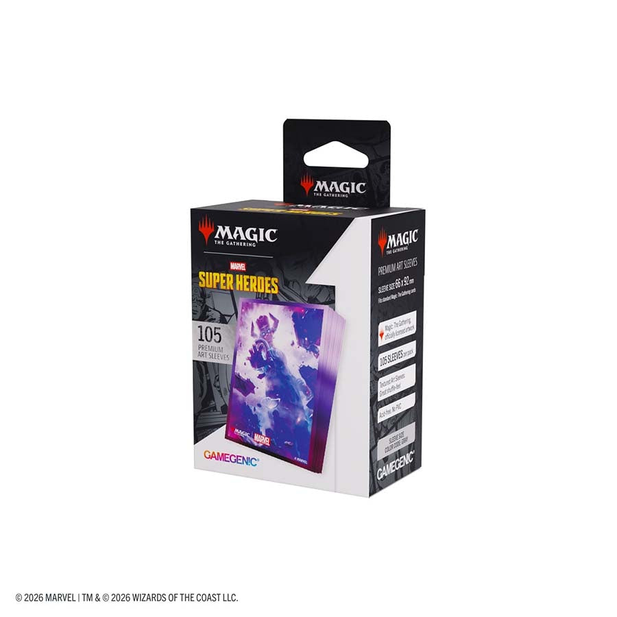 GAMEGENIC: MAGIC THE GATHERING: MSH MARVEL SUPER HEROES: PREMIUM ART SLEEVES: GALACTUS TOKEN