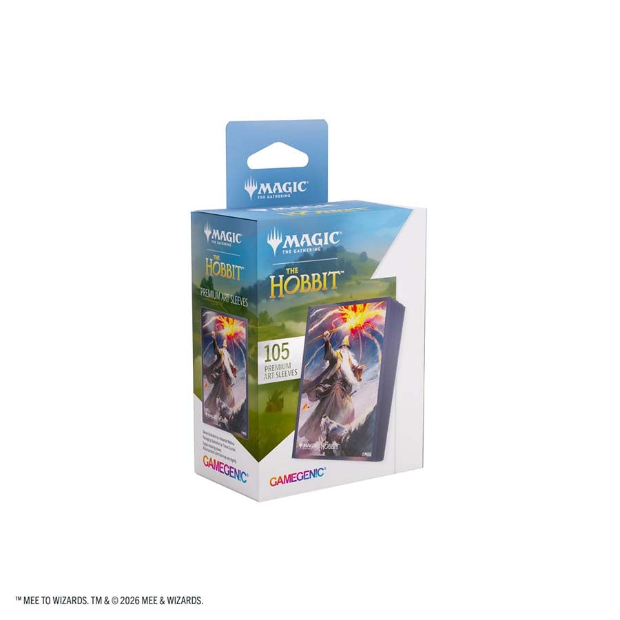 GAMEGEN!C: Magic The Gathering: HOB The Hobbit: Premium Art Sleeves: Gandalf, Shadow's Foe