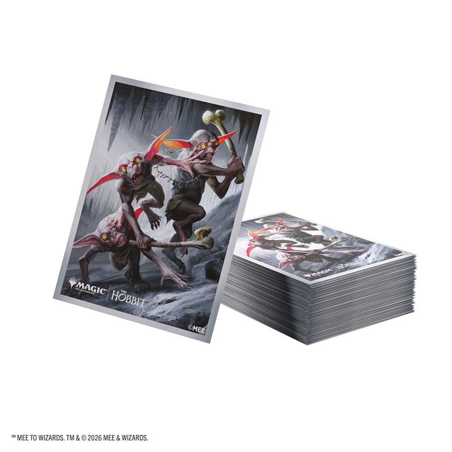GAMEGEN!C: Magic The Gathering: HOB The Hobbit: Premium Art Sleeves: Goblin Army Token