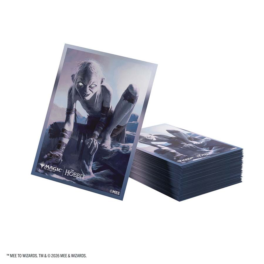 GAMEGEN!C: Magic The Gathering: HOB The Hobbit: Premium Art Sleeves: Gollum, Riddle Master