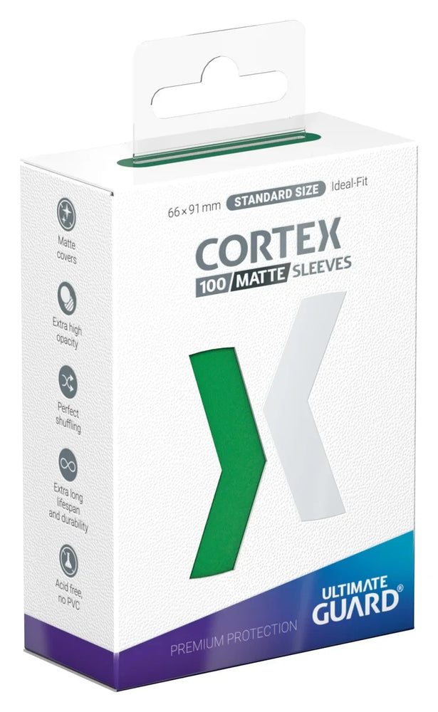 Ultimate Guard: Cortex Sleeve: Standard Size Matte Green (100CT)
