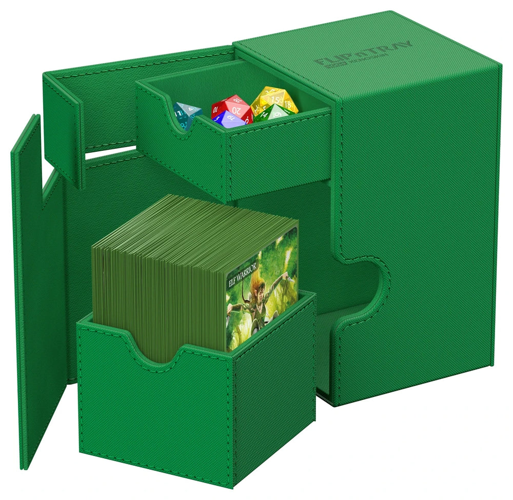 Ultimate Guard: Deck Case 100+ Flip'n'Tray Monocolor Green