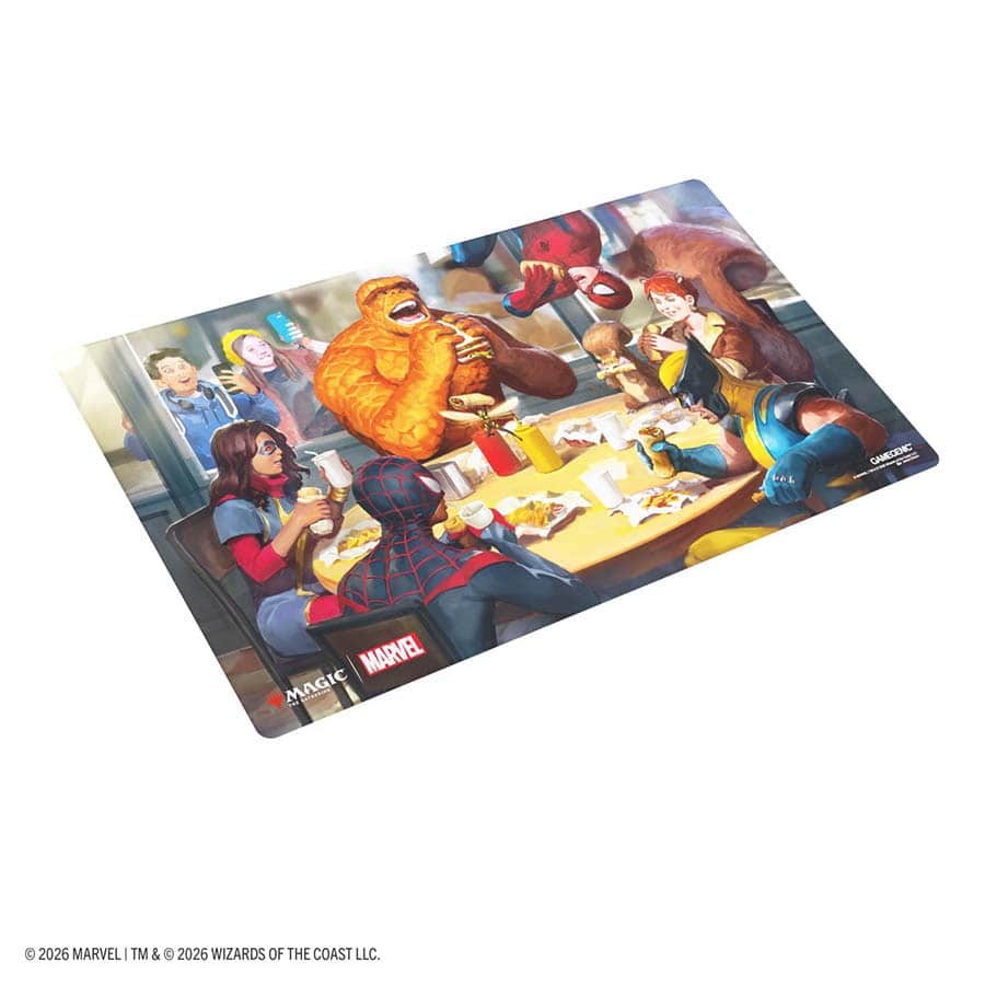 Magic: The Gathering Marvel Superheroes Prime Playmat - Heroic Feast - GameGenic Playmats