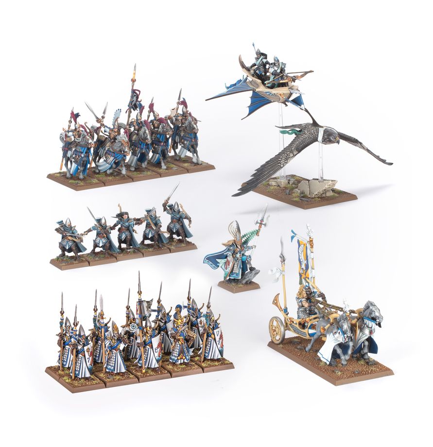 The Old World- High Elf Realms: Battle March Army