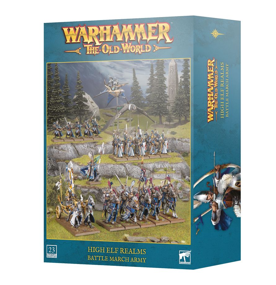 The Old World- High Elf Realms: Battle March Army