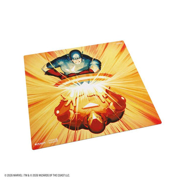 GAMEGEN!C: Magic The Gathering: MSH Marvel Super Heroes: Prime 2-Player Playmat: Iron Man and Captain America