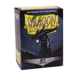 Dragon Shield Sleeves: Matte: Jet (Box of 100)