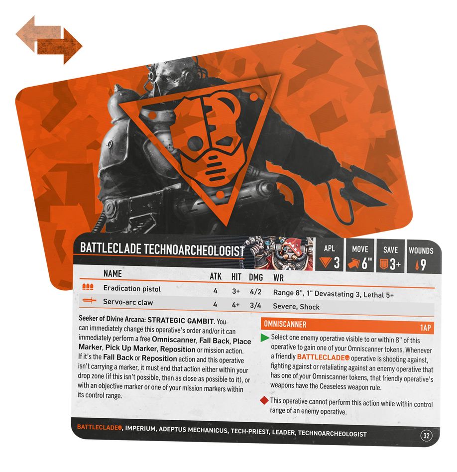 Kill Team: Battleclade – Datacards