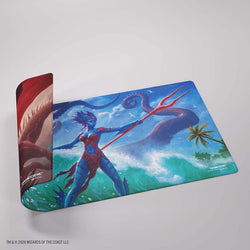 GAMGEN!C: Magic The Gathering: Reality Fracture: Double-sided Playmat: Kiora of Salt and Sand and Kiora of Fire and Ashes
