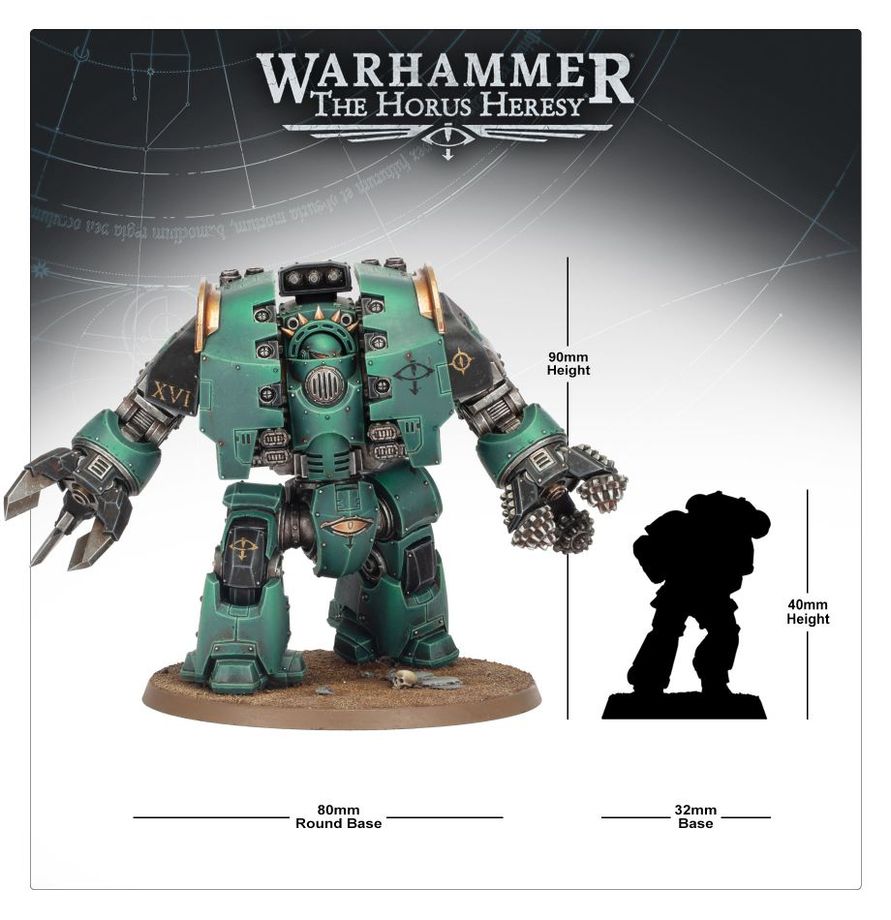 The Horus Heresy: Legiones Astartes - Leviathan Siege Dreadnought with Claw & Drill Weapons