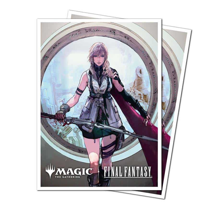 Ultra PRO: Magic The Gathering: Universes Beyond: Final Fantasy: 105CT Apex Deck Protector Sleeves Premium: Lightning Army of One