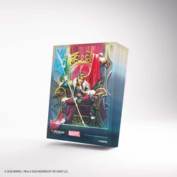 Magic: The Gathering Marvel Superheroes Premium Art Sleeves - Loki Laufeyson - GameGenic Card Sleeves