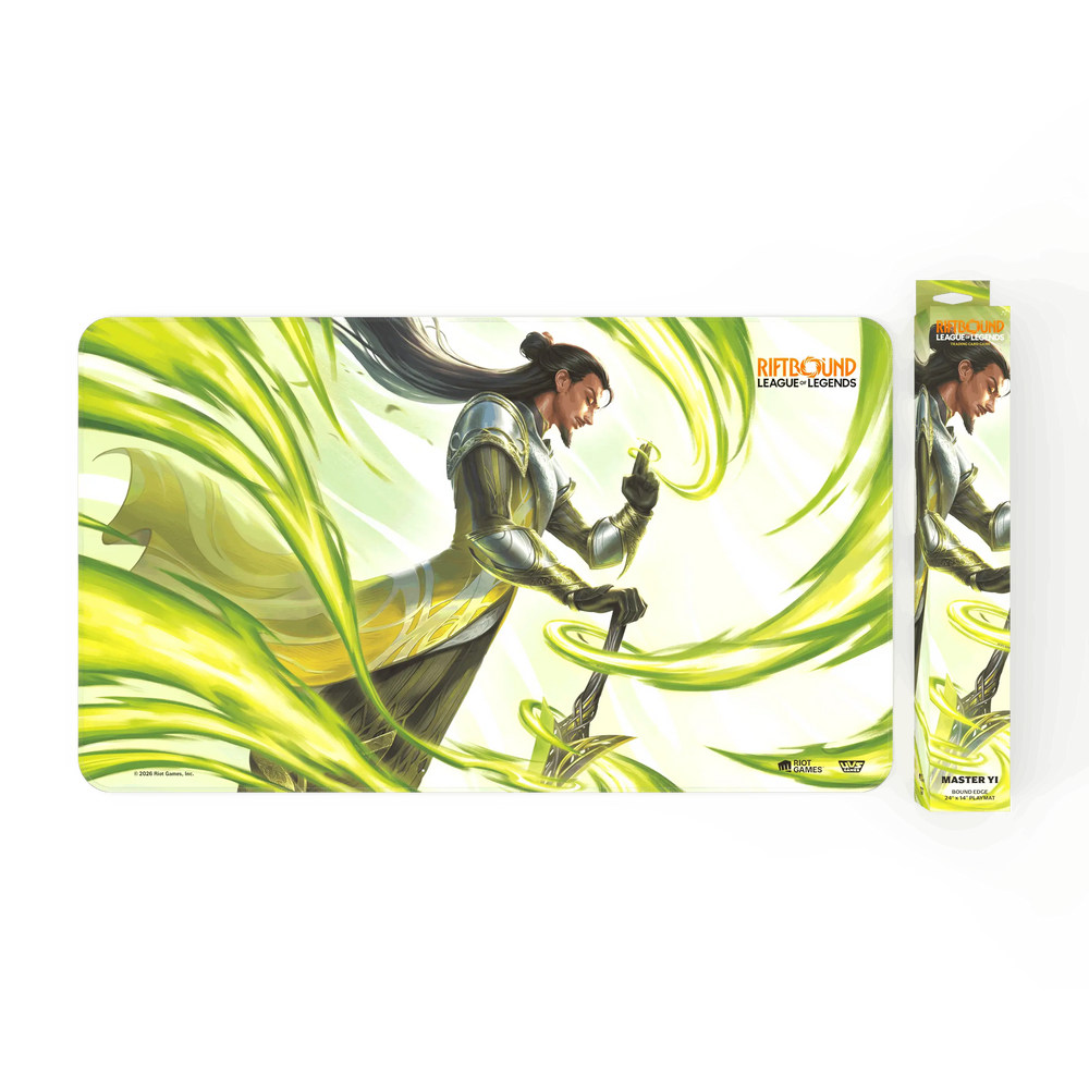 Riftbound TCG: League of Legends: Set 3 Unleashed Playmat: Master Yi, Wuju Master