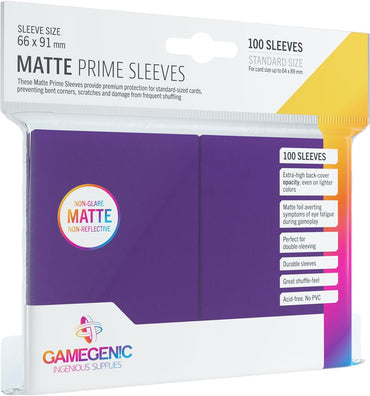 GameGenic: Matte Prime Sleeves Purple