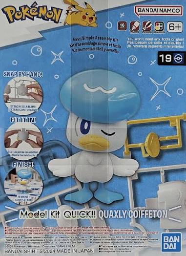 Pokepla: Pokémon Model Kit QUICK!! 19 QUAXLY