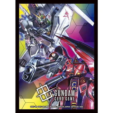 Gundam Card Game: Official Card Sleeve 02: Nu Gundam / Sazabi (70ct)