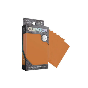 Orange Nebula: Curator: Palette Sleeves: Ochre (Orange) (100CT)