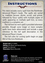 Pathfinder RPG (2E): Spell Cards - Advanced Player's Guide