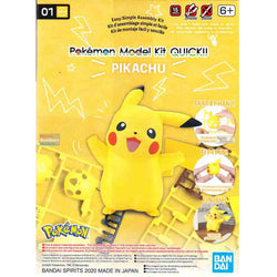 Pokepla: Pokémon Model Kit QUICK!! 01 PIKACHU