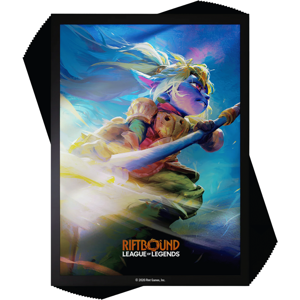 Riftbound TCG: League of Legends: Set 3 Unleashed Art Sleeves: Poppy, Keeper of the Hammer (100ct)