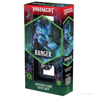 Sirius Dice: Dungeons & Dragons: 14ct Adventure Dice: Ranger Black and Blue