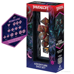Sirius Dice: Dungeons and Dragons: 7ct Adventure Dice (Sharp-Edged): Darklord Strahd Von Zarovich